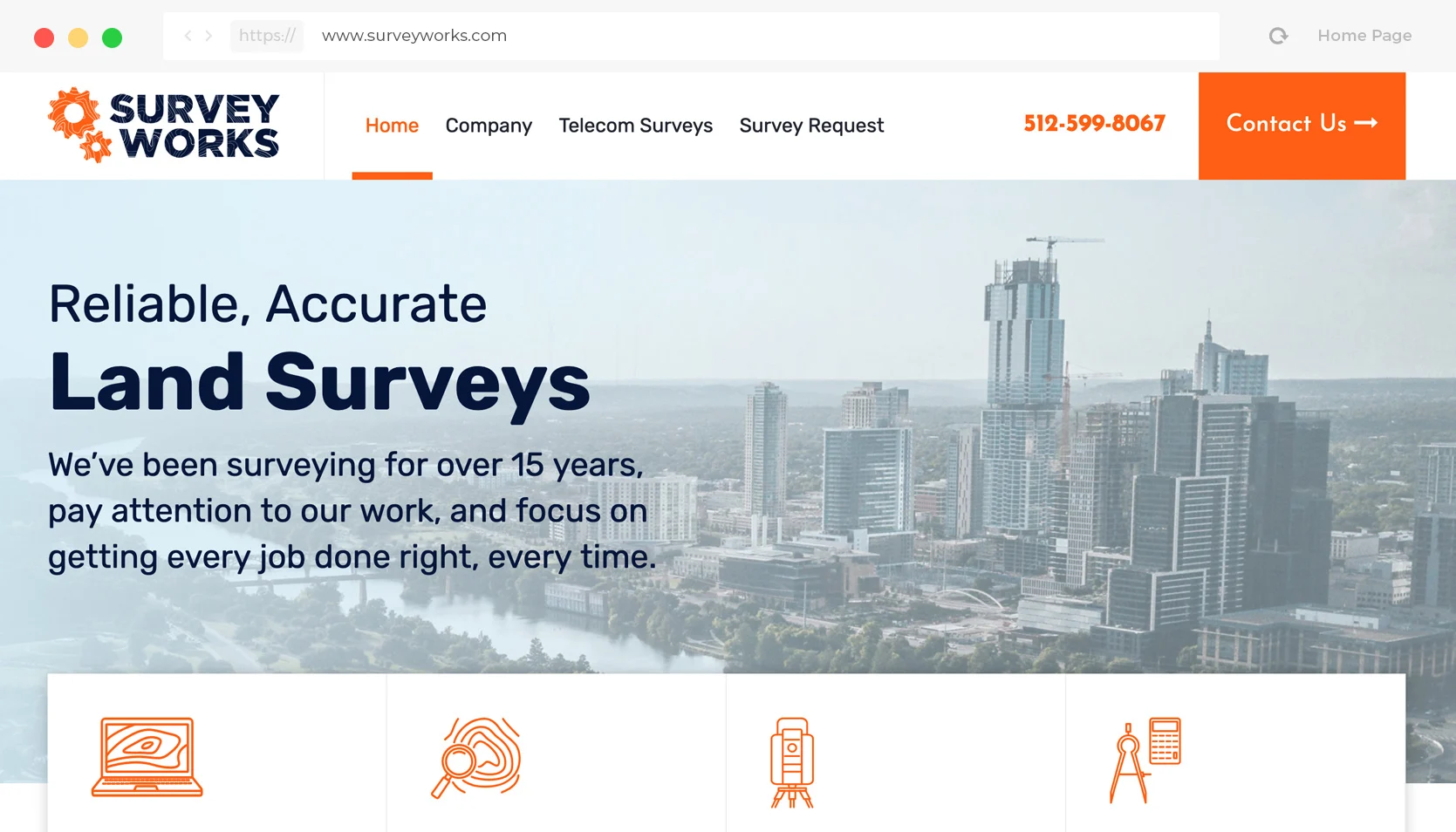 Case study: land surveyor SEO